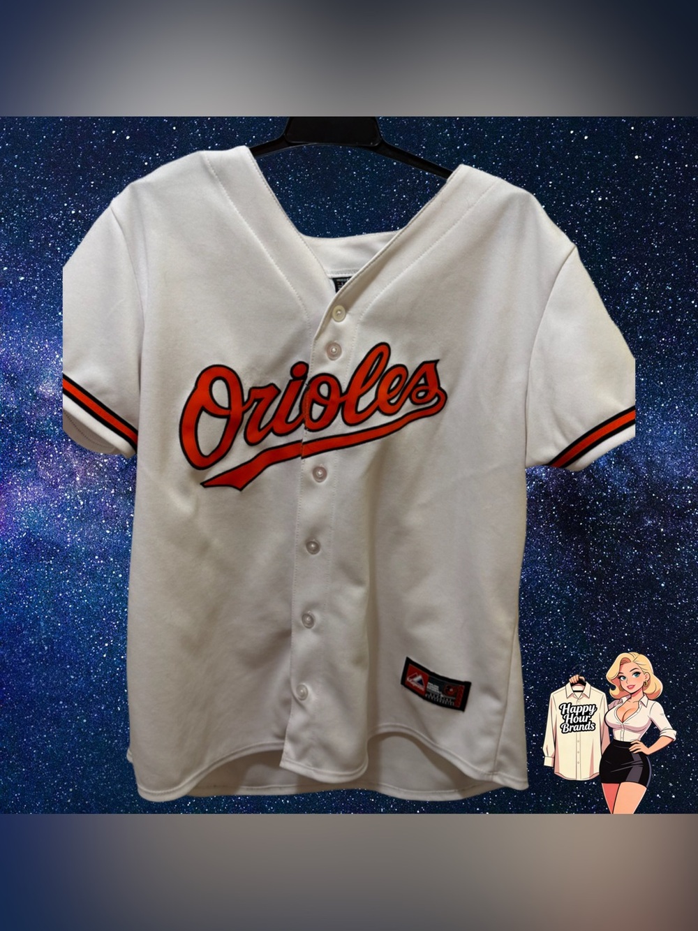 Vintage Baltimore Orioles Chris Davis Women’s Jersey Size Large See Photos